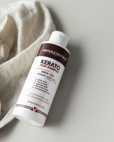 Шампунь против кератоза і псориаза Braderm Kerato Psor Shampoo 150 ml 003503 фото