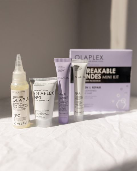 Набір мініатюр для світлого та сивого волосся Olaplex Unbreakable Blondes Mini Kit 002887 фото