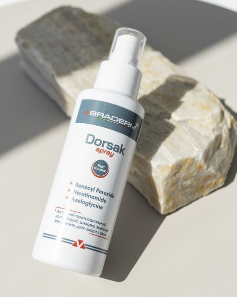 Активний спрей для тіла Braderm Dorsak Spray 100 ml 003417 фото