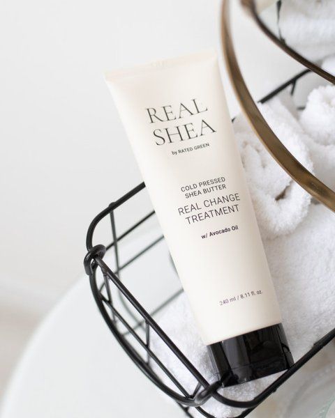 Маска для інтенсивного відновлення та живлення волосся Rated Green Real Shea Cold Pressed Shea Butter Real Change Treatment 240 ml 001444 фото