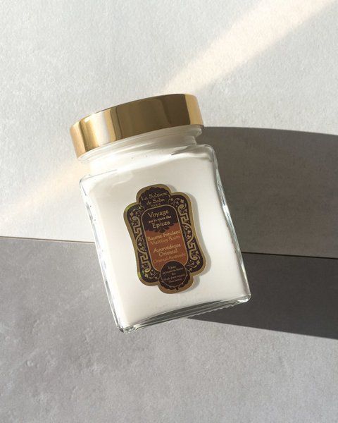 Поживний бальзам для тіла зі східними мотивами La Sultane de Saba Ayurvedic Melting Body Balm 300 ml 002347 фото