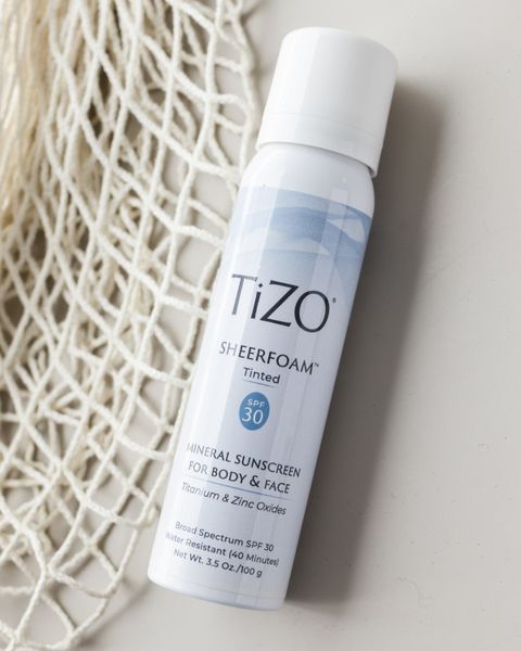 Солнцезащитная пенка-мусс с тоном для лица и тела TiZO SheerFoam Body & Face Tinted SPF 30 100 ml 003431 фото