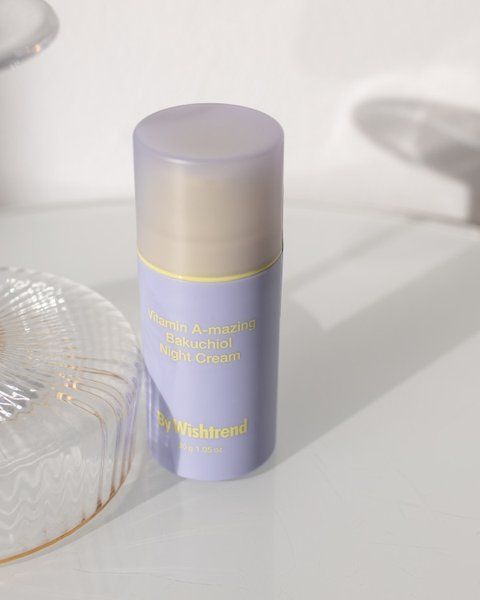 Нічний крем з ретиналем та бакучіолом Wishtrend Vitamin A-mazing Bakuchiol Night Cream 30 g 003031 фото