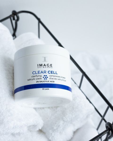 Пади з саліциловою кислотою Image Clear Cell Salicylic Clarifying Pads 60 pcs 003346 фото