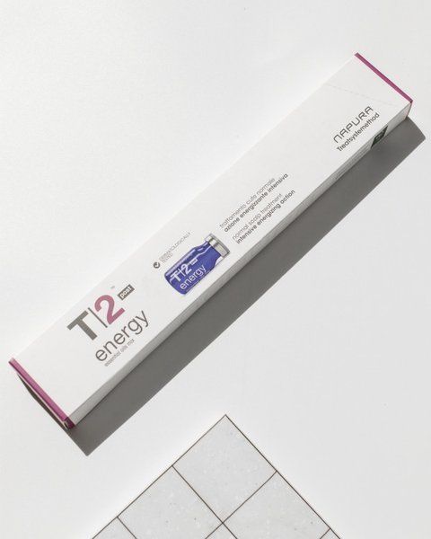Незмивні ампули для активації волосяних фолікул Napura T2 Energy Hair Loss Leave-In Vials 12 х 8 ml 002788 фото