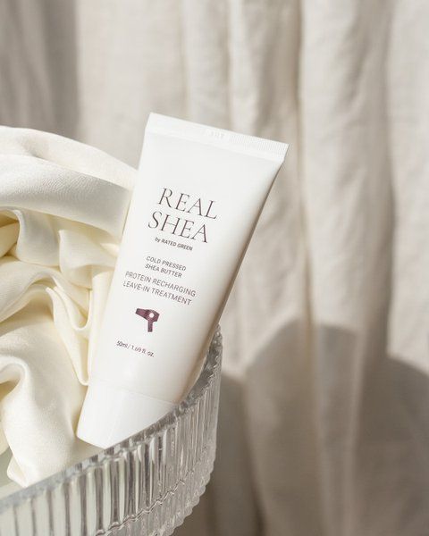 Відновлювальний незмивний крем&nbsp;для термозахисту волосся Rated Green Real Shea Cold Pressed Shea Butter Leave-in Treatment 50 ml 002241 фото
