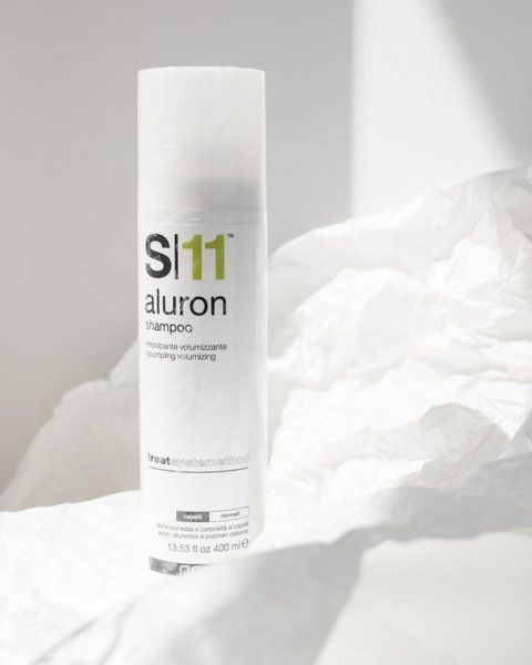 Відновлюючий шампунь для збільшення об'єму Napura S11 Aluron Professional Shampoo for Hair Lengths 400 ml 002829 фото