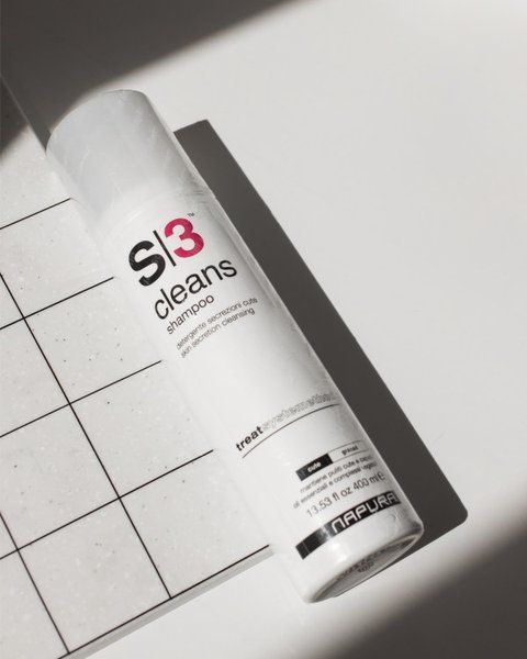 Шампунь для регулювання шкірної секреції Napura S3 Cleans Professional Skin Secretion Cleansing Shampoo 400 ml 002795 фото