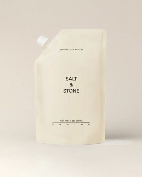 Антиоксидантний гель для душа Salt & Stone Body Wash Refill Bergamot & Eucalyptus 946 ml 002750 фото
