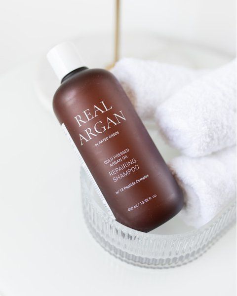 Відновлювальний шампунь для пошкодженого волосся Rated Green Real Argan Repairing Shampoo 400 ml 002858 фото