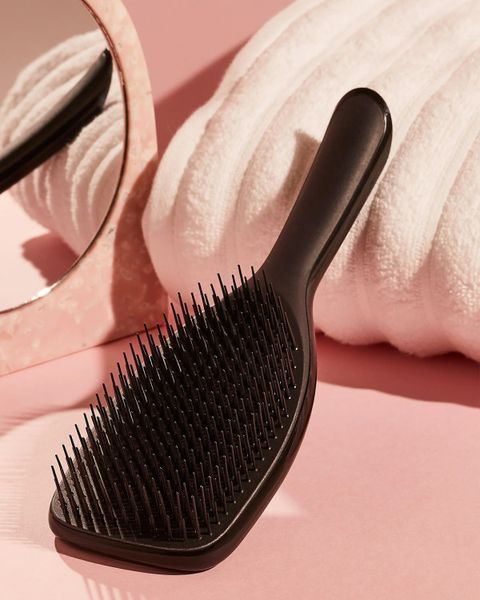 Гребінець для волосся Tangle Teezer The Ultimate Large Detangler Black Gloss 003117 фото