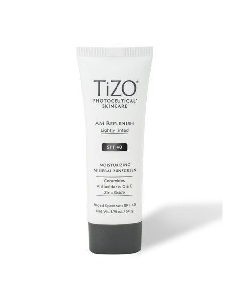 SPF-крем с оттенком TiZO AM Replenish Lightly Tinted SPF 40 50 ml 003440 фото